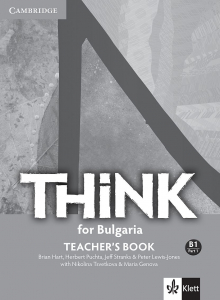 THiNK for Bulgaria B1 Part 1 Teacher's Book